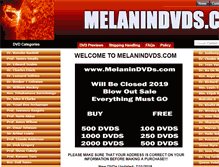 Tablet Screenshot of melanindvds.com